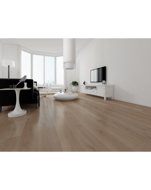 8mm WPC Hybrid Flooring - Cappuccino